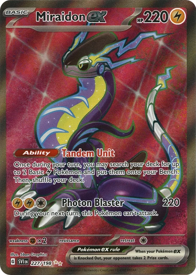 Miraidon ex (227/198) (SV01: Scarlet & Violet Base Set)