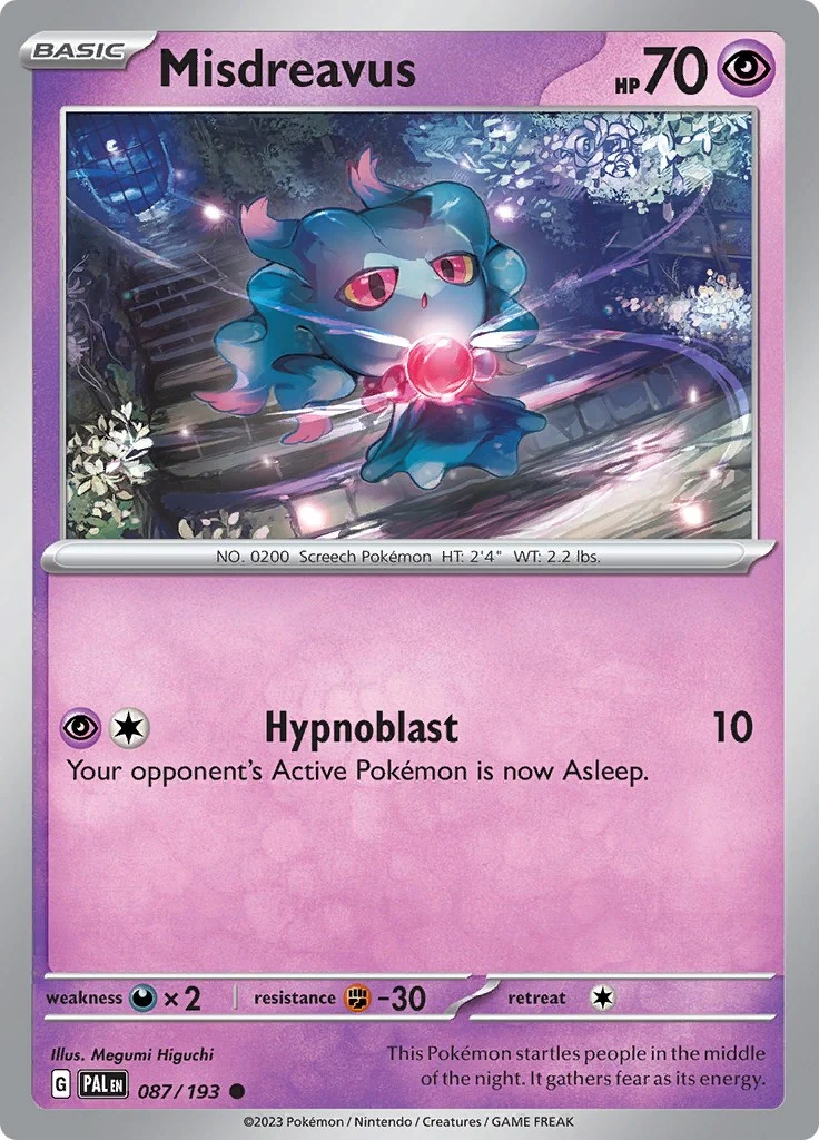 Misdreavus (087/193) (SV02: Paldea Evolved)