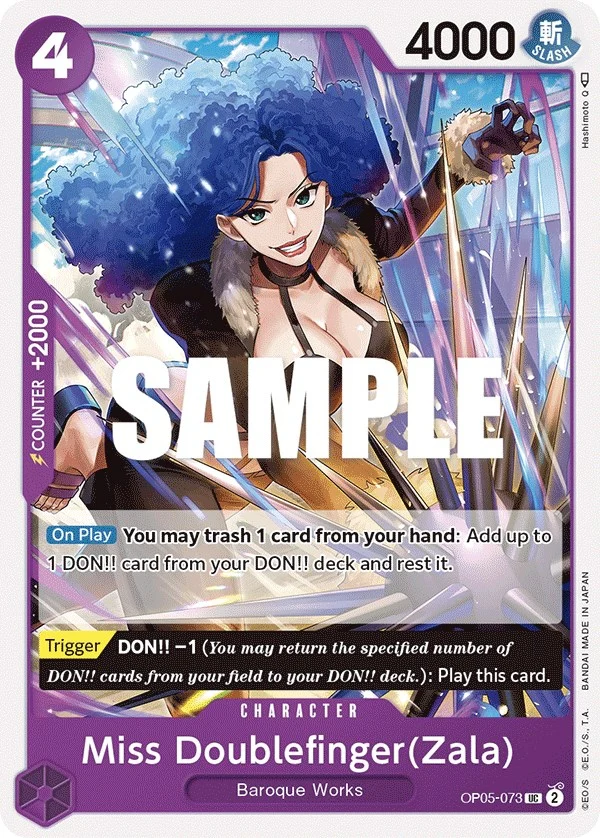 Miss Doublefinger(Zala) (OP05-073) (Awakening of the New Era)