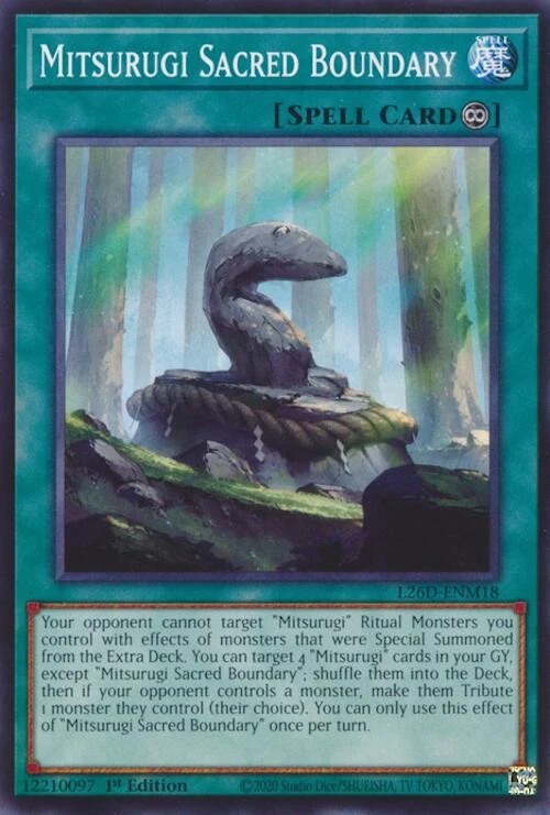 Mitsurugi Sacred Boundary (L26D-ENM18) (Legendary Modern Decks 2026)
