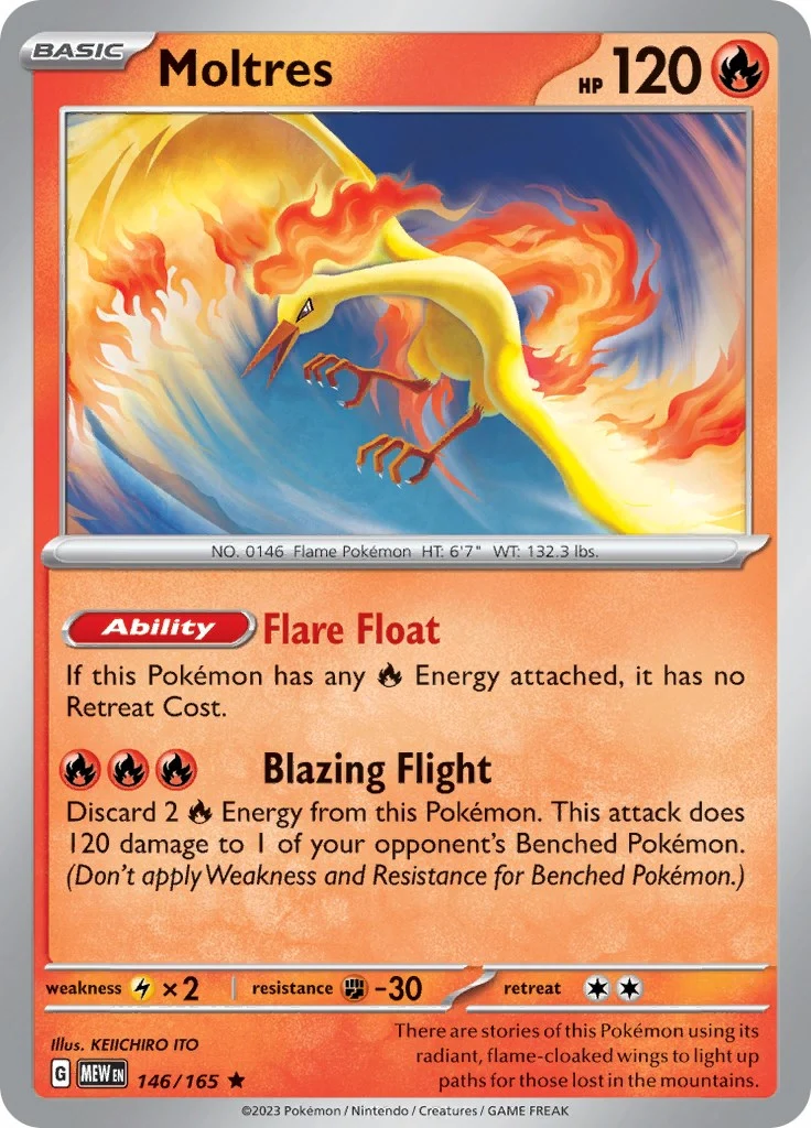 Moltres (146/165) (SV: Scarlet & Violet 151)