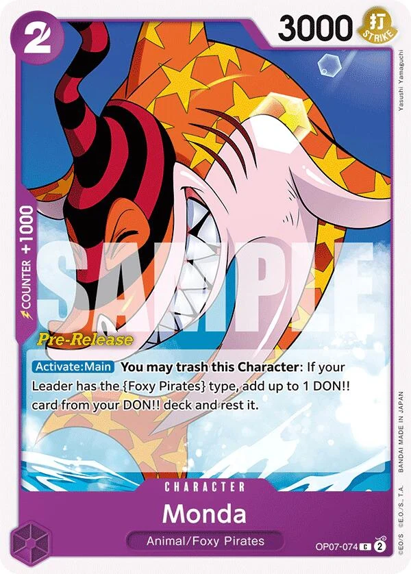 Monda (OP07-074) (500 Years in the Future Pre-Release Cards)
