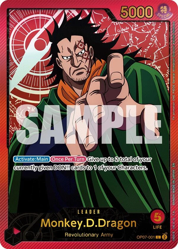 Monkey.D.Dragon (SP) (OP07-001) (Extra Booster: Anime 25th Collection)