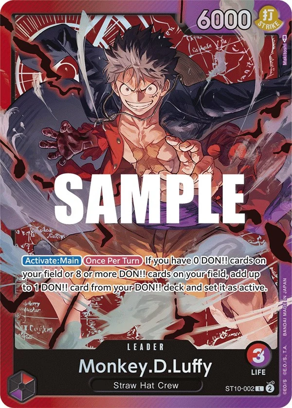 Monkey.D.Luffy (002) (ST10-002) (Ultra Deck: The Three Captains)