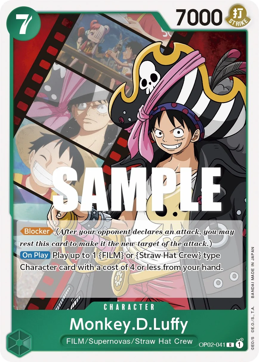 Monkey.D.Luffy (041) (OP02-041) (Paramount War)