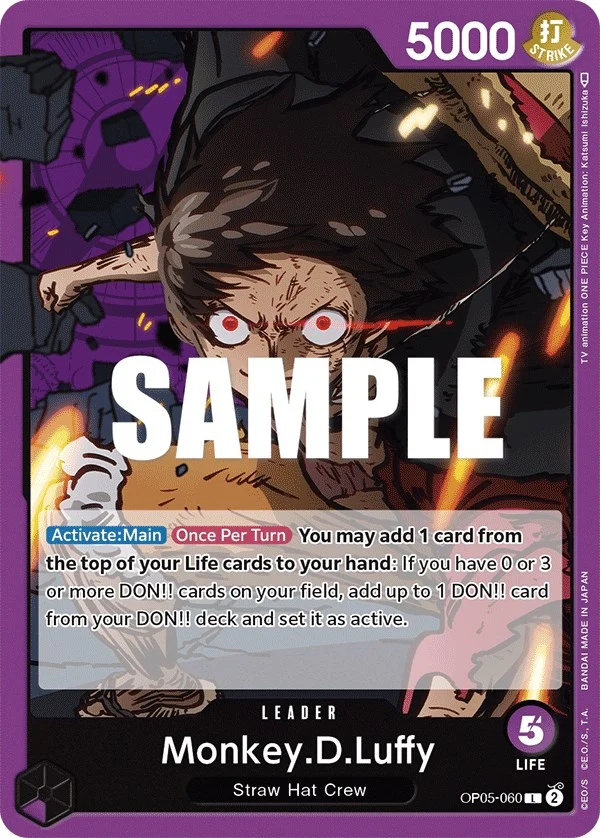 Monkey.D.Luffy (060) (OP05-060) (Awakening of the New Era)