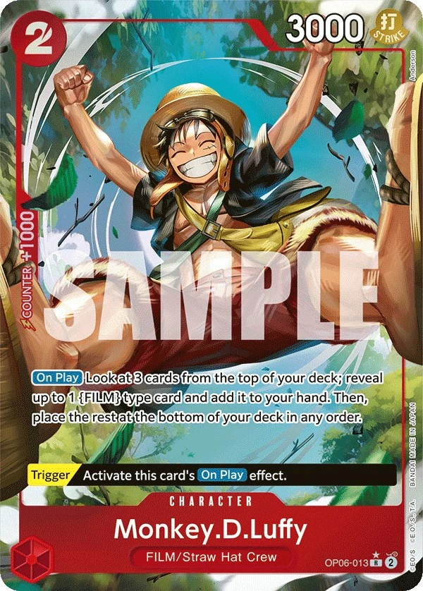 Monkey.D.Luffy (Alternate Art) (OP06-013) (Wings of the Captain)