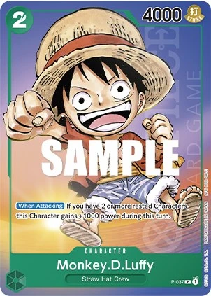 Monkey.D.Luffy (Anime Expo 2023) (P-037) (One Piece Promotion Cards)