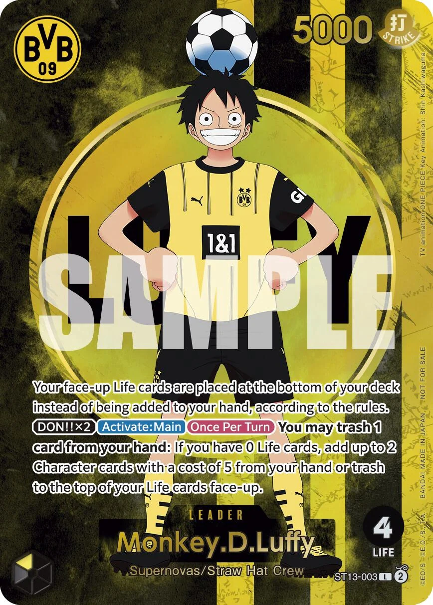 Monkey.D.Luffy (BVB x One Piece Campaign) (ST13-003) (One Piece Promotion Cards)