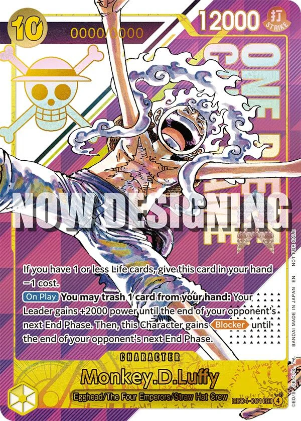 Monkey.D.Luffy - EB04-061 [Serial Number] (EB04-061) (One Piece Promotion Cards)