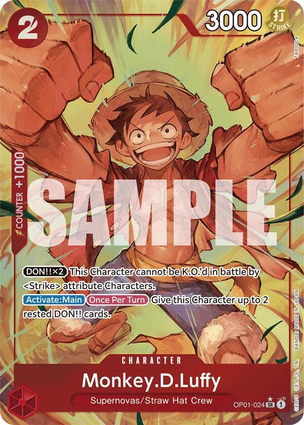 Monkey.D.Luffy (OP01-024) (Alternate Art) (OP01-024) (Premium Booster -The Best-)