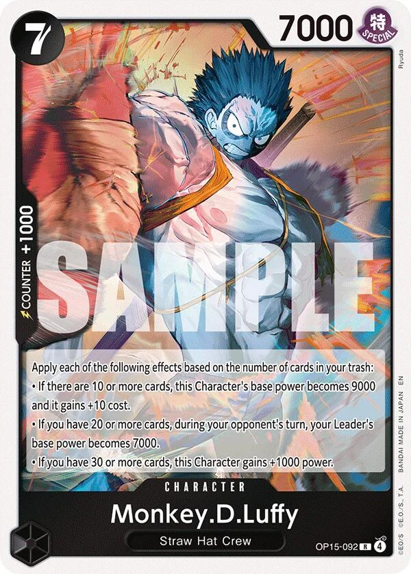 Monkey.D.Luffy (OP15-092) (OP15-092) (Adventure on Kami's Island)