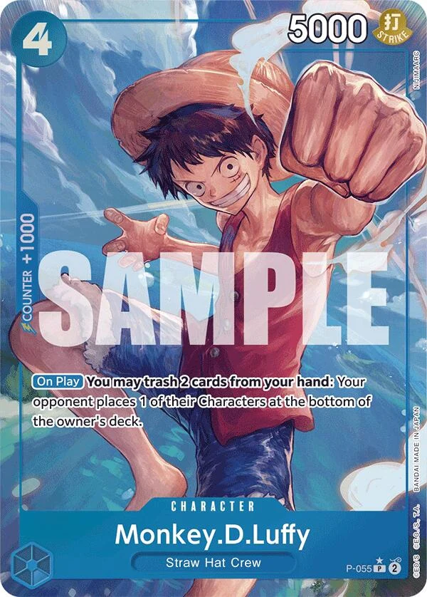 Monkey.D.Luffy (P-055) (Full Art) (P-055) (Premium Booster -The Best-)