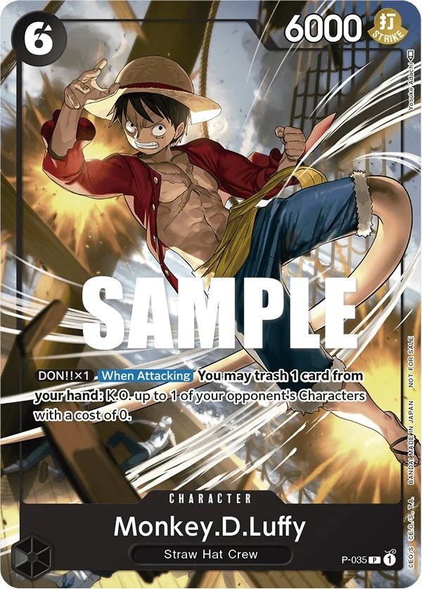 Monkey.D.Luffy (Pirates Party Vol. 3) (P-035) (One Piece Promotion Cards)