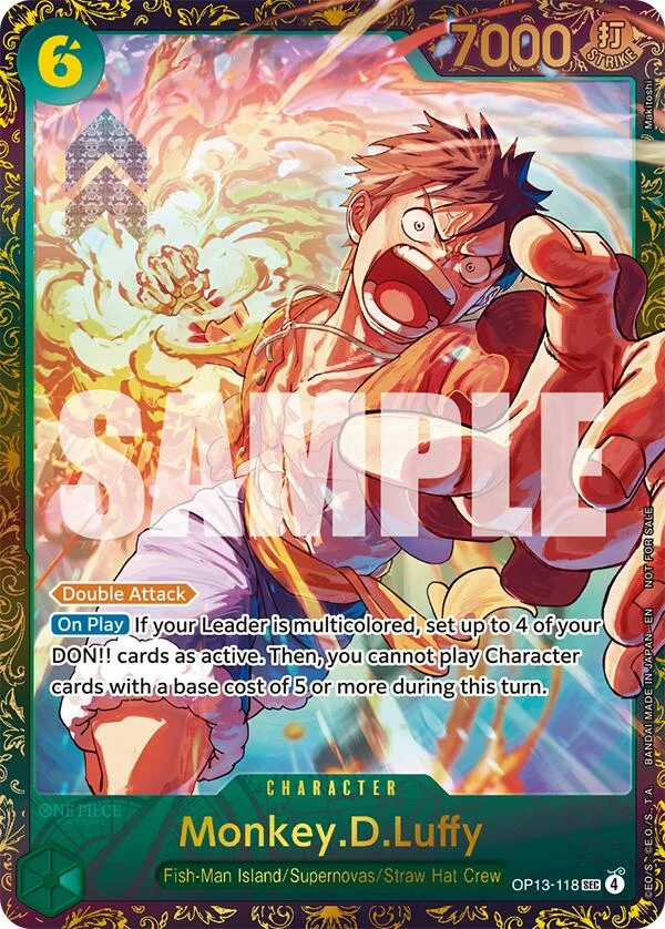 Monkey.D.Luffy (Treasure Cup March 2026) (OP13-118) (One Piece Promotion Cards)