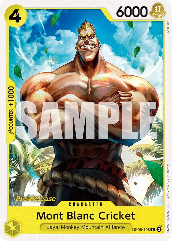Mont Blanc Cricket (OP08-108) (Two Legends Pre-Release Cards)
