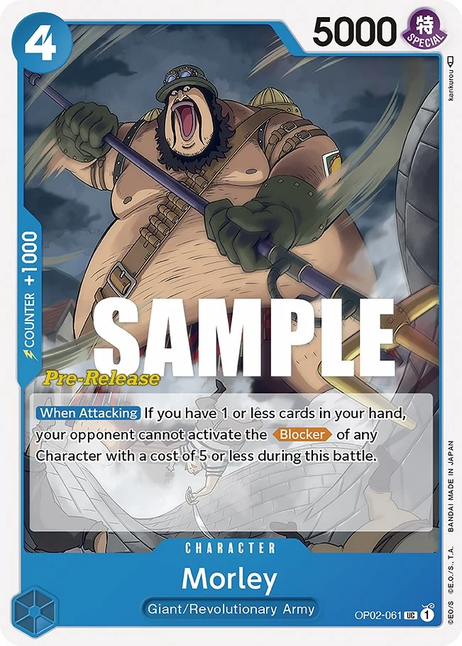 Morley (OP02-061) (Paramount War Pre-Release Cards)