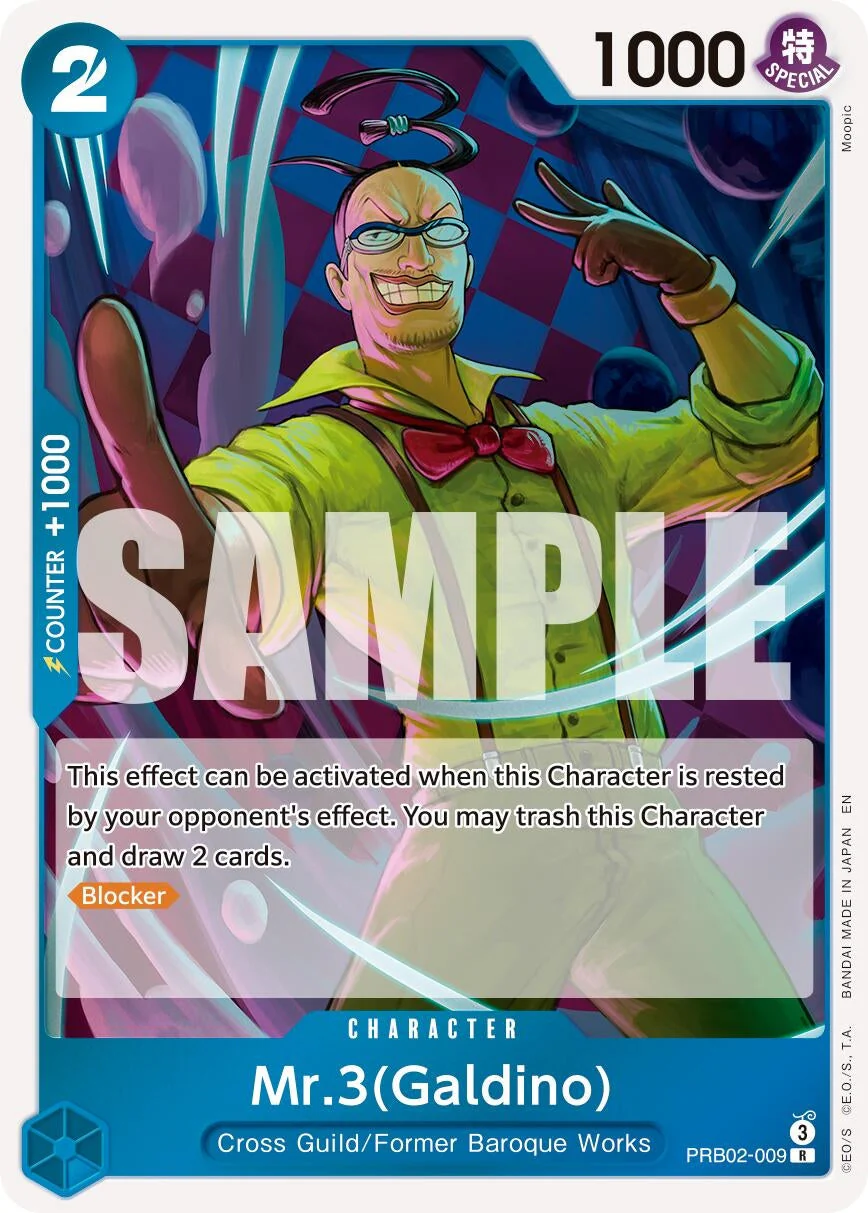 Mr.3(Galdino) - PRB02-009 (PRB02-009) (Premium Booster -The Best- Vol. 2)