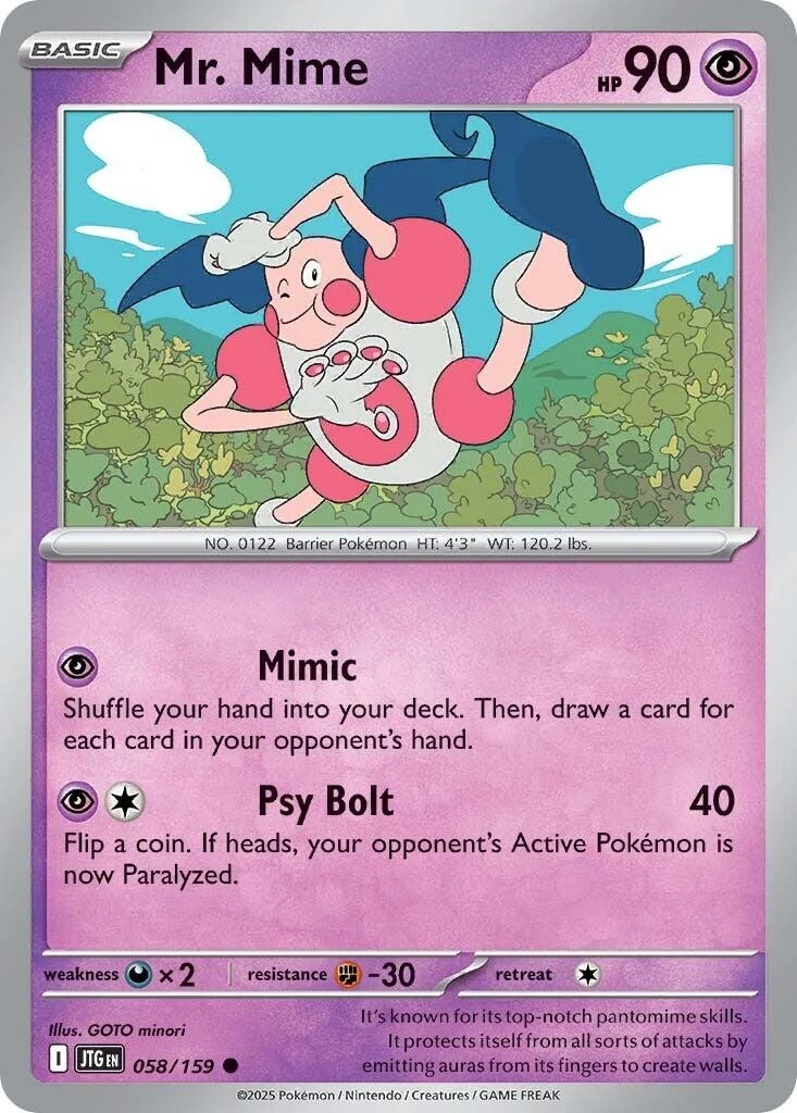 Mr. Mime (058/159) (SV09: Journey Together)