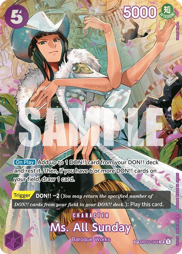 Ms. All Sunday (SP) (OP04-064) (Wings of the Captain)