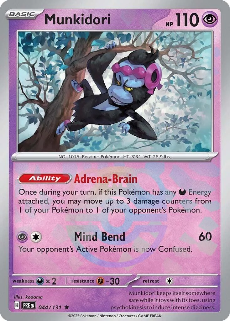 Munkidori (Master Ball Pattern) (044/131) (SV: Prismatic Evolutions)