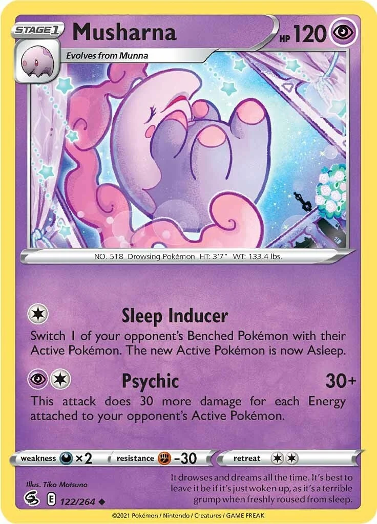 Musharna (122/264) (SWSH08: Fusion Strike)