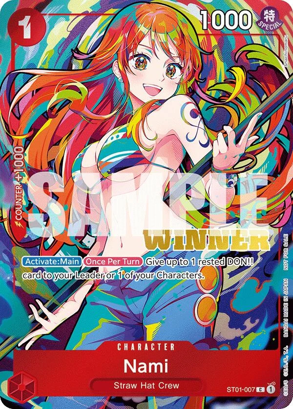 Nami (2025 New Year Event Winner) (ST01-007) (One Piece Promotion Cards)