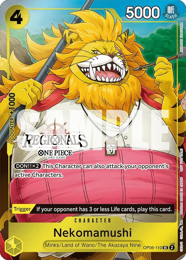 Nekomamushi (Offline Regional 2024 Vol. 3) (OP06-110) (One Piece Promotion Cards)