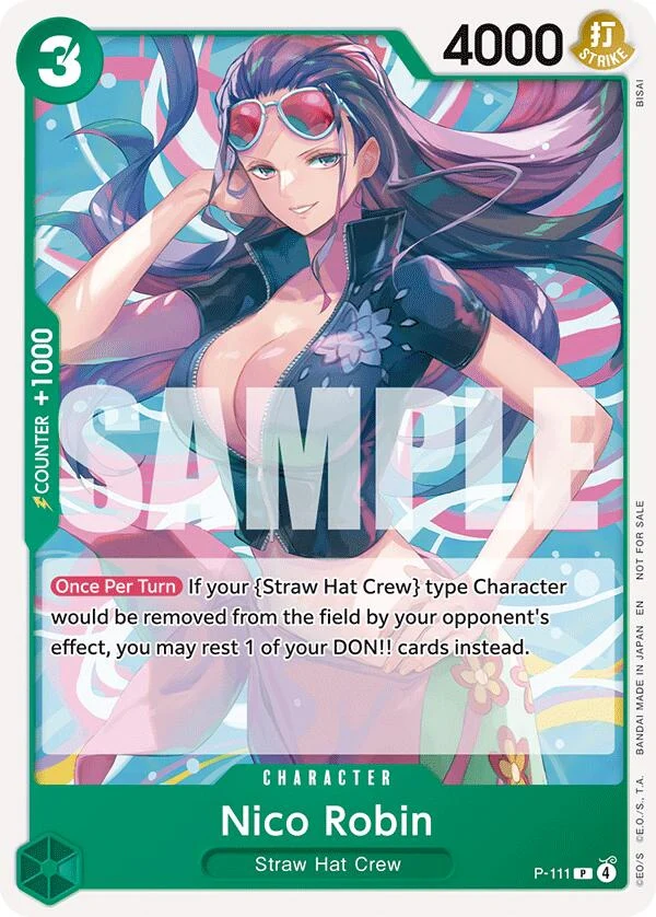 Nico Robin (Heroines Battle Pack) (P-111) (One Piece Promotion Cards)