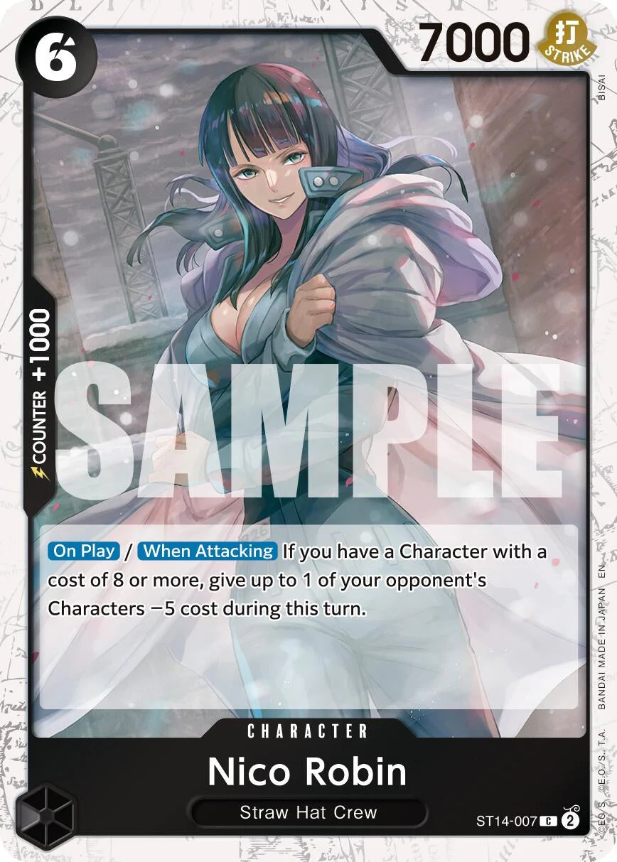 Nico Robin - ST14-007 (Pirate Foil) (ST14-007) (Premium Booster -The Best- Vol. 2)