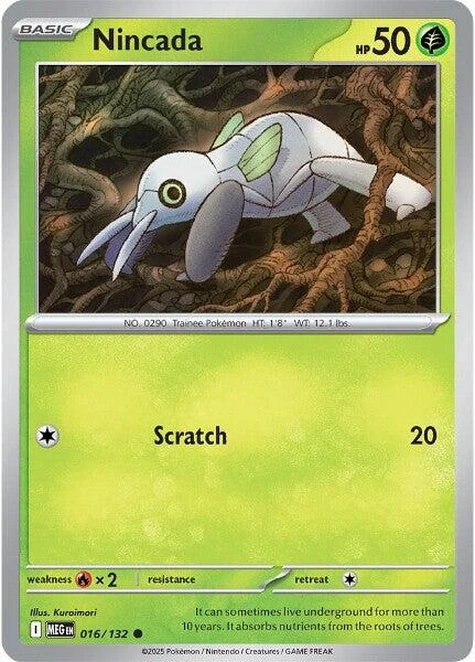 Nincada (016/132) (ME01: Mega Evolution)