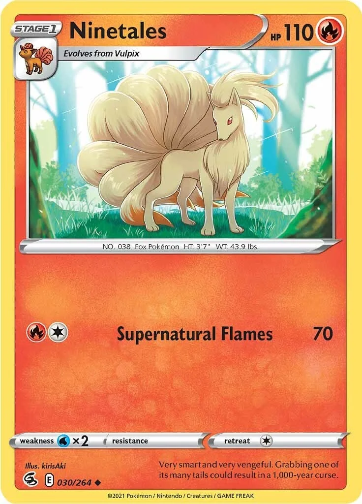 Ninetales (30) (030/264) (SWSH08: Fusion Strike)