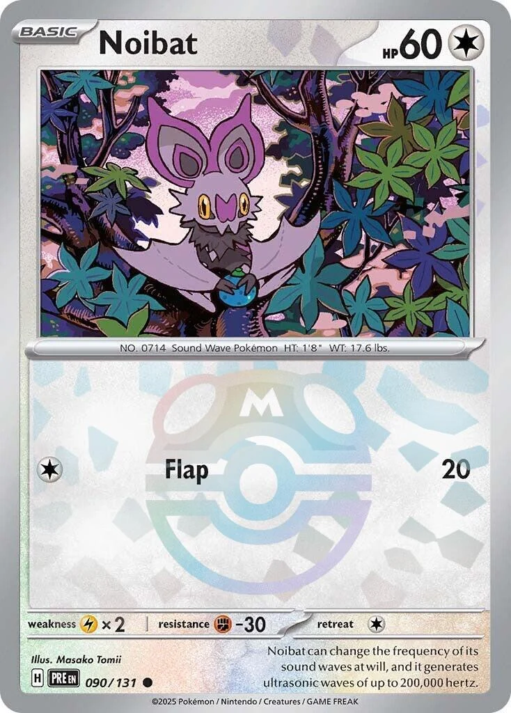 Noibat (Master Ball Pattern) (090/131) (SV: Prismatic Evolutions)
