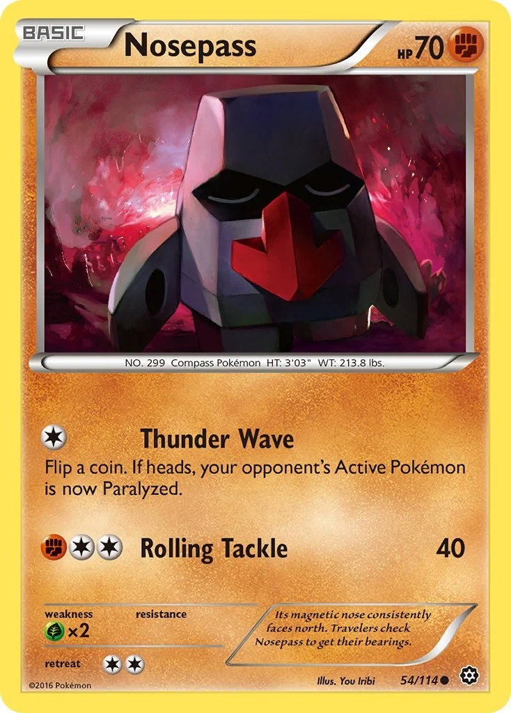 Nosepass (54/114) (XY - Steam Siege)