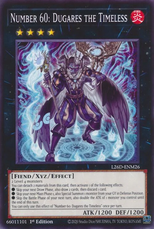 Number 60: Dugares the Timeless (L26D-ENM26) (Legendary Modern Decks 2026)