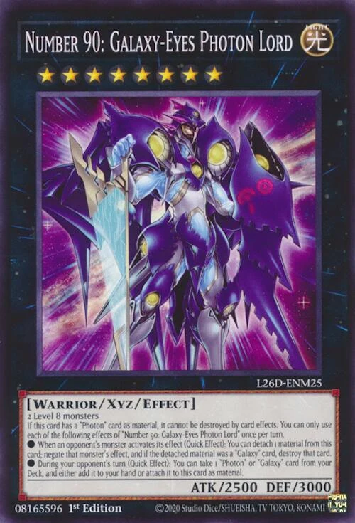 Number 90: Galaxy-Eyes Photon Lord (L26D-ENM25) (Legendary Modern Decks 2026)