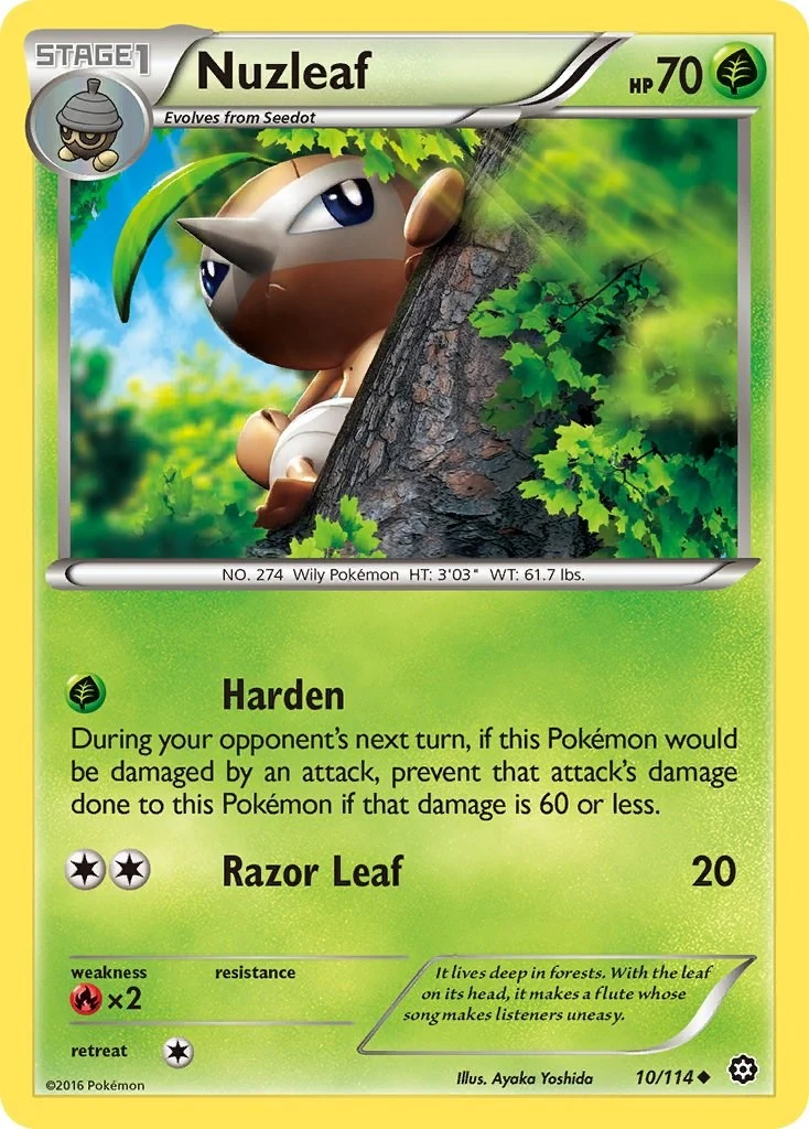 Nuzleaf (10/114) (XY - Steam Siege)