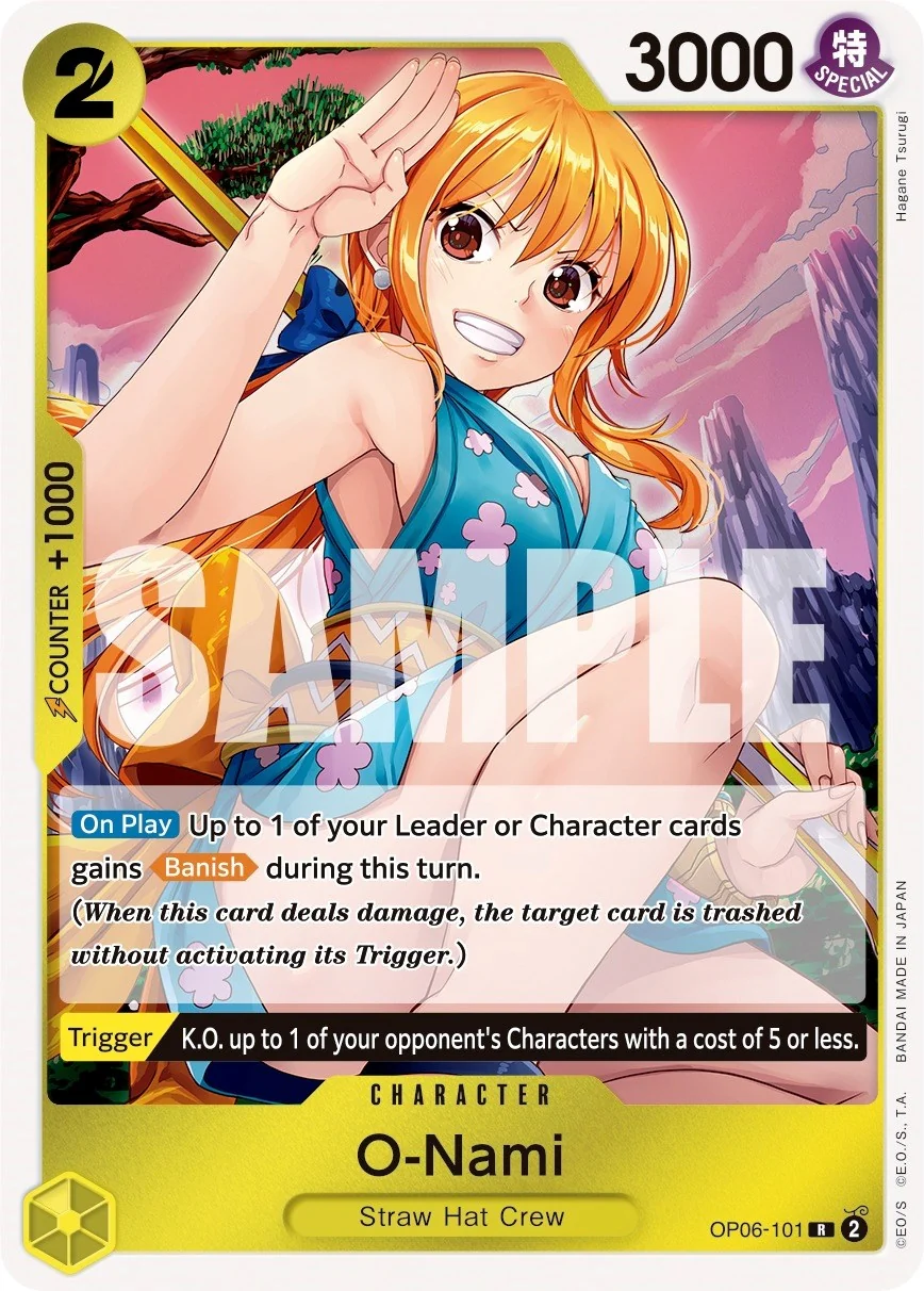 O-Nami (OP06-101) (Wings of the Captain)