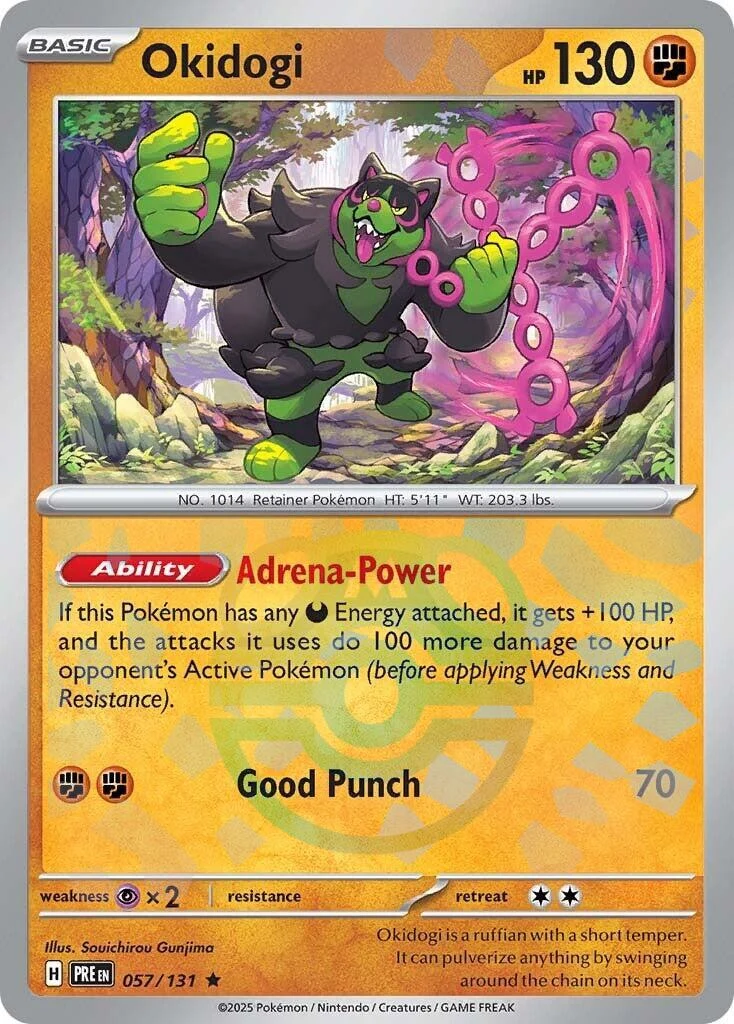 Okidogi (Master Ball Pattern) (057/131) (SV: Prismatic Evolutions)
