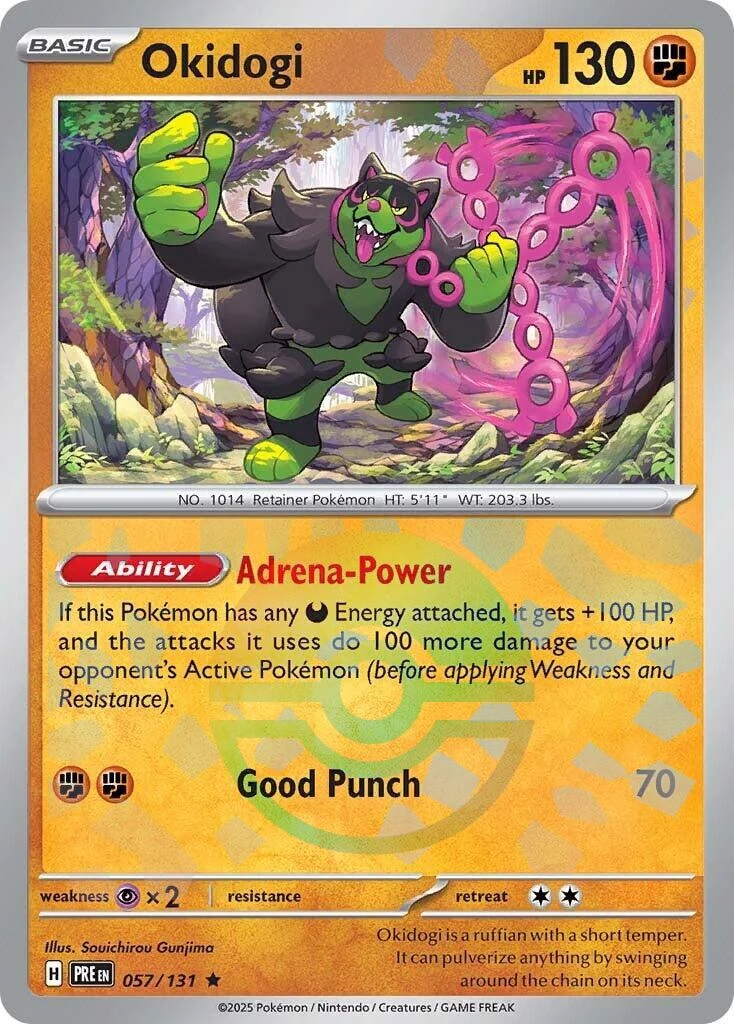 Okidogi (Poke Ball Pattern) (057/131) (SV: Prismatic Evolutions)