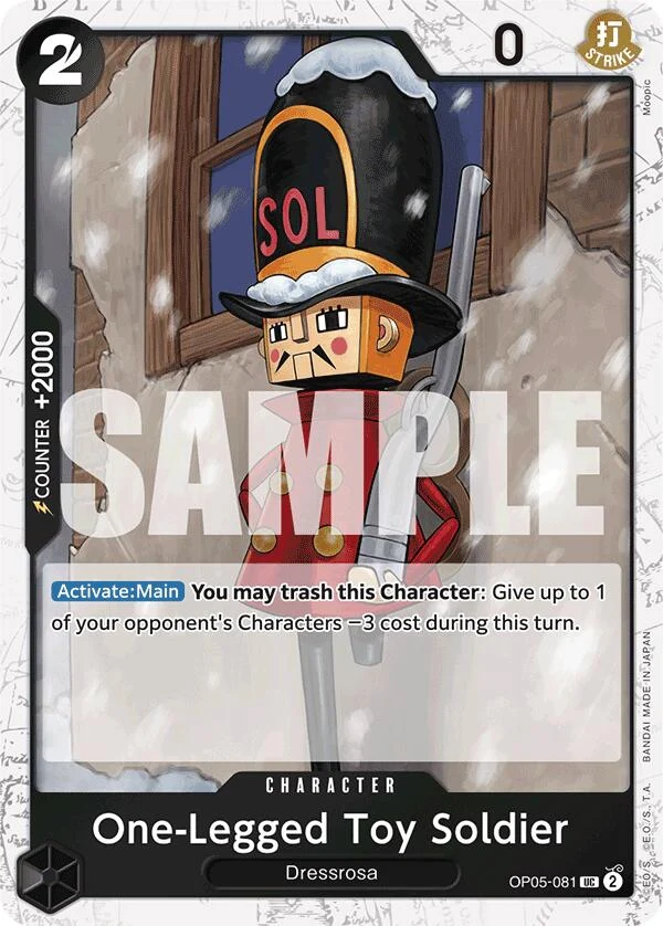 One-Legged Toy Soldier (Jolly Roger Foil) (OP05-081) (Premium Booster -The Best-)