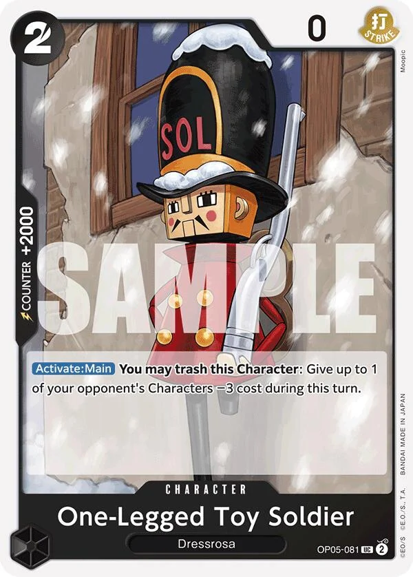 One-Legged Toy Soldier (Reprint) (OP05-081) (Premium Booster -The Best-)