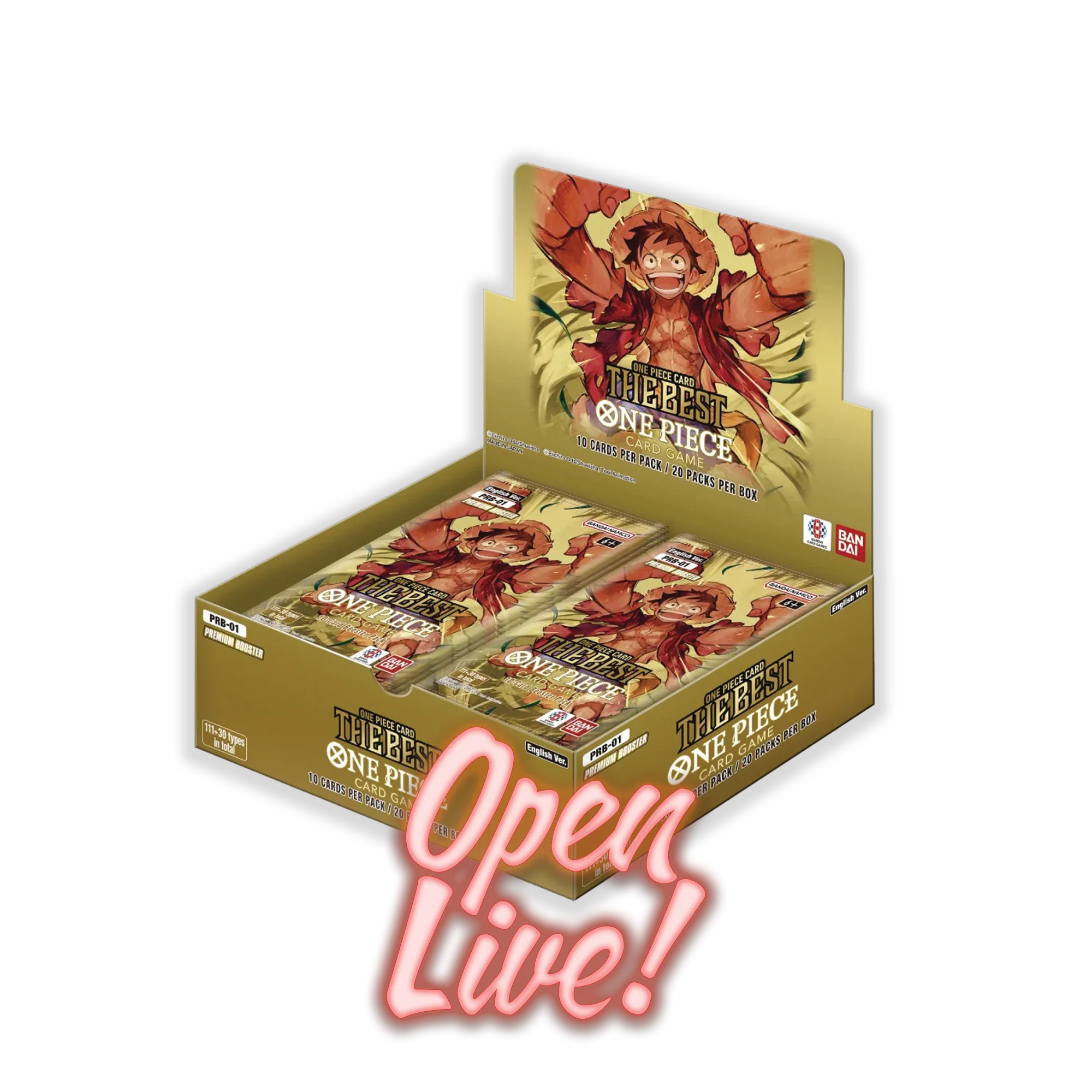 One Piece Card Game Premium Booster Box (PRB-01) (Live)
