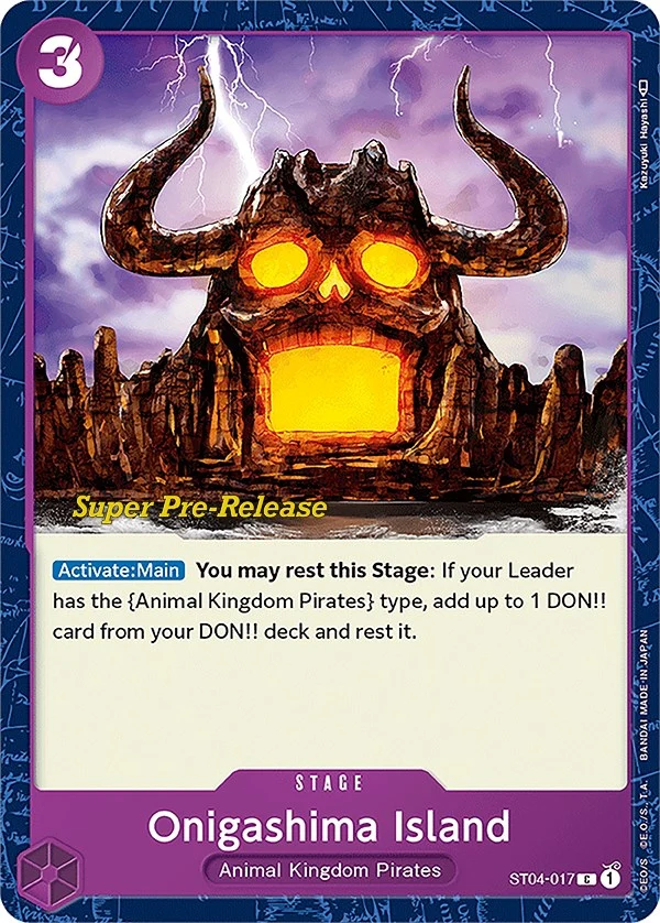 Onigashima Island (ST04-017) (Super Pre-Release Starter Deck 4: Animal Kingdom Pirates)