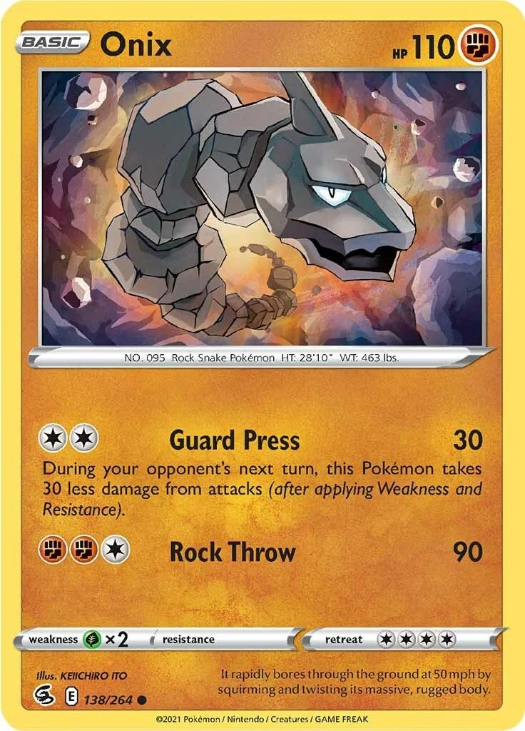 Onix (138/264) (SWSH08: Fusion Strike)