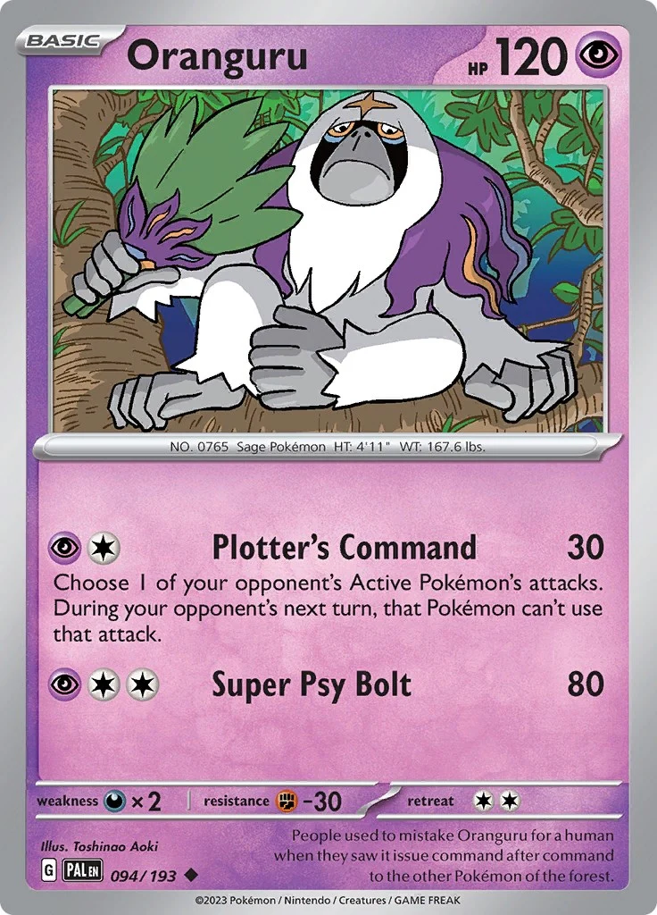 Oranguru (094/193) (SV02: Paldea Evolved)