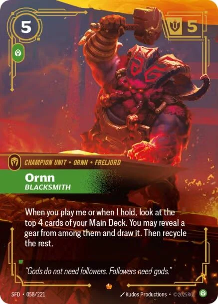 Ornn - Blacksmith (058/221) (Spiritforged)