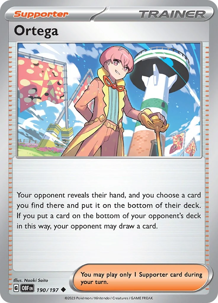 Ortega (190/197) (SV03: Obsidian Flames)