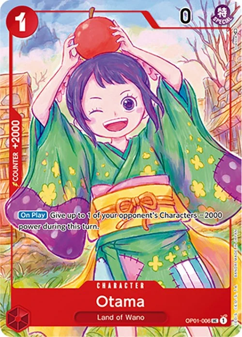 Otama (Japanese 1st Anniversary Set) (OP01-006) (One Piece Promotion Cards)