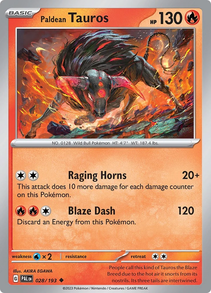 Paldean Tauros (028/193) (SV02: Paldea Evolved)